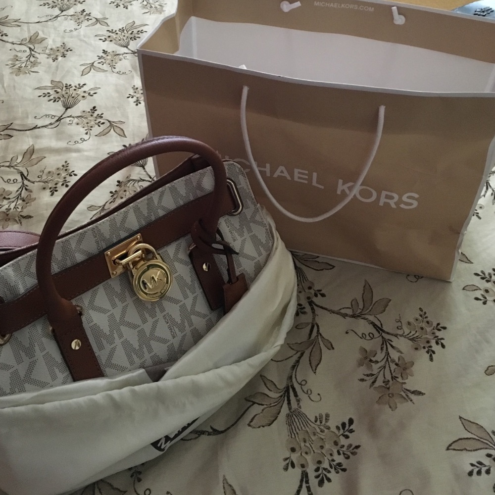 Michael Kors Hamilton East/West Chain Satchel NEW